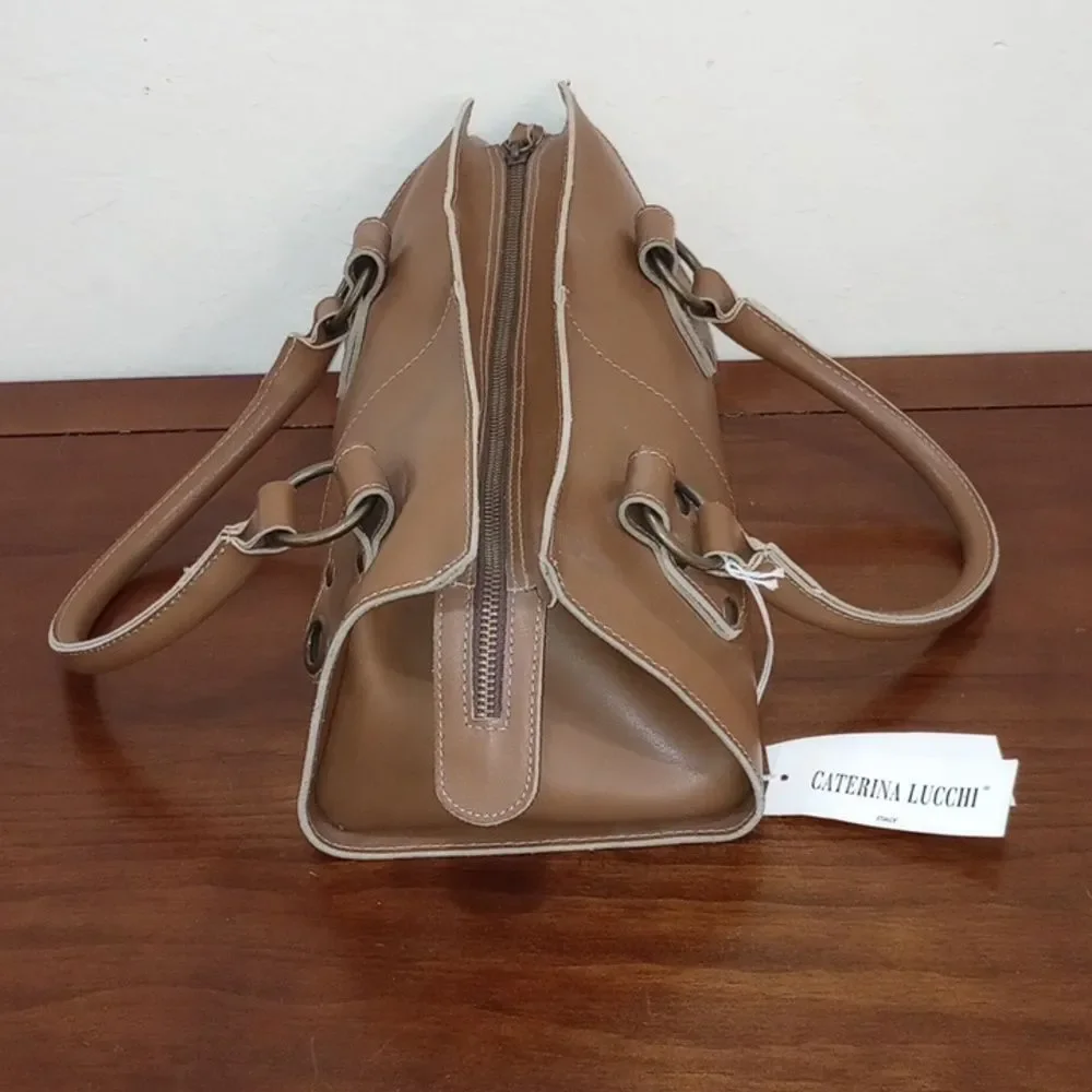 Caterina Lucchi Leather Baguette Handbag - NEW! - Picture 4 of 9